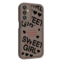 Galaxy A15 Kılıf Kamera Korumalı Baskılı Arka Yüzey Zore Klas Kapak - Siyah