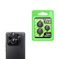 Xiaomi Redmi Note 14 5G Zore CL-07 Kamera Lens Koruyucu - Siyah