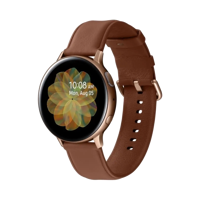 Samsung Galaxy Watch Active 2 - Paslanmaz Çelik - 44mm - GPS - Kahverengi