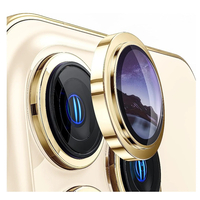 Nettech Apple iPhone 13 Pro Uyumlu Safir Lens Kamera Cam Koruyucu (Gold) NT-103561