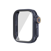 Huawei Watch Fit 3 to Apple Watch Ultra 49mm Kasa Dönüştürücü ve Ekran Koruyucu Zore Watch Gard 33 - Lacivert