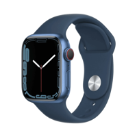 Apple Watch Series 7 - Alüminyum - 41mm - Cellular - Mavi