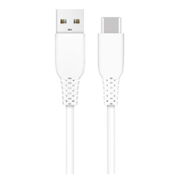Nettech NT-DC07 Plastik 100 Cm Type-C Şarj ve Data Kablosu (Beyaz) NT-DC07