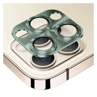 Nettech Apple iPhone 13 Pro Max Uyumlu Metalik Seri Kamera Cam Koruyucu (Yeşil) NT-96978