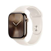 Apple Watch Series 10 - Titanyum - 46mm - Cellular - Altın