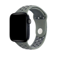 Nettech Apple Watch Seri 40/38 mm Uyumlu Silikon Kordon (Yeşil) NT-110246
