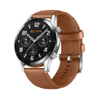 Huawei GT2 Classic - Paslanmaz Çelik - 46mm - GPS - Kahverengi