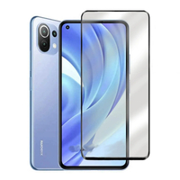 Nettech Xiaomi Mi 11 Lite Uyumlu Ön Koruma Seramik Nano Ekran Koruyucu (Siyah) NT-90143