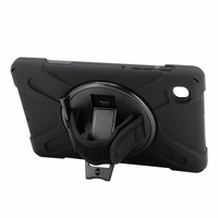 Nettech Samsung Galaxy Tab A7 Lite SM-T220 Uyumlu Sport Seri Arka Koruma (Siyah) NT-94655