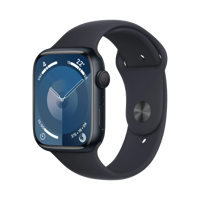 Apple Watch Series 9 - Alüminyum - 45mm - GPS - Gece yarısı