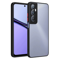Realme C65 4G Kılıf Zore Hux Kapak - Siyah