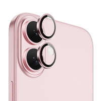 Nettech Apple iPhone 16 Uyumlu Safir Lens Kamera Cam Koruyucu (Pembe) NT-110819