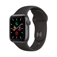 Apple Watch Series 5 - Alüminyum - 40mm - GPS - Gece yarısı