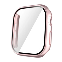 Apple Watch 10 46mm Sert PC Kasa ve Ekran Koruyucu Zore Watch Gard 35 - Rose Gold