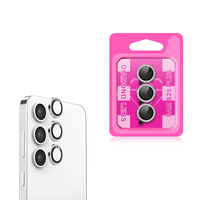 Galaxy S25 Plus Zore CL-06 Kamera Lens Koruyucu - Gümüş