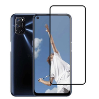 Nettech Oppo A52 Uyumlu 5D Glas Full Cam Koruyucu (Siyah) NT-98506