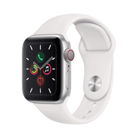 Apple Watch Series 5 - Alüminyum - 40mm - Cellular - Gümüş