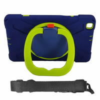 Nettech Samsung Galaxy Tab A 8 SM-T290 Uyumlu Armor 360 Arka Koruma (Lacivert) NT-95946