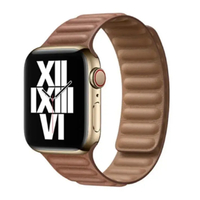 Nettech Apple Watch Seri 42/44 mm Uyumlu Buff Seri Kordon (Kahverengi) NT-98707