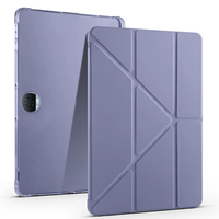 Honor Pad 9 Kılıf Zore Tri Folding Kalem Bölmeli Standlı Kılıf - Mor