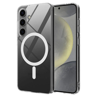 Galaxy S25 Kılıf Kamera Korumalı Magsafe Sert PC Zore Porto Kapak - Şeffaf