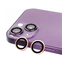 Apple iPhone 15 Zore CL-07 Kamera Lens Koruyucu - Pembe