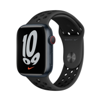 Apple Watch Series 7 Nike - Alüminyum - 45mm - Cellular - Gece Yarısı