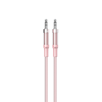 Nettech NT-AC05 3.5mm Plastik 100 Cm Aux Kablo (Pembe) NT-108326