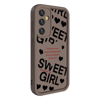 Galaxy S23 FE Kılıf Kamera Korumalı Baskılı Arka Yüzey Zore Klas Kapak - Siyah