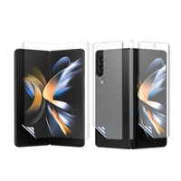 Nettech Samsung Galaxy Z Fold 3 Uyumlu Ön Koruma Full Cover Nano Ekran Koruyucu (Şeffaf) NT-105524