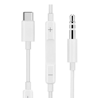 Nettech JH-071 Plastik 100 Cm Type-C To Aux Kablosu (Beyaz) NT-96489