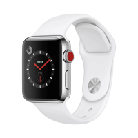 Apple Watch Series 3 - Paslanmaz Çelik - 38mm - Cellular - Gümüş