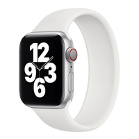 Nettech Apple Watch Seri 40/38 mm Uyumlu Silikon Kordon (Beyaz) NT-85355