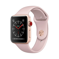 Apple Watch Series 3 - Alüminyum - 42mm - Cellular - Altın