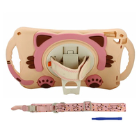 Nettech Apple iPad Pro 10.5 inç Uyumlu Sweet Cat Seri Arka Koruma (Pembe) NT-95922