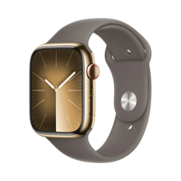 Apple Watch Series 9 - Paslanmaz Çelik - 45mm - Cellular - Altın