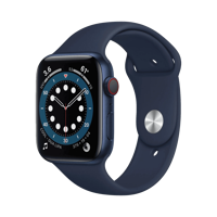 Apple Watch Series 6 - Alüminyum - 44mm - Cellular - Mavi