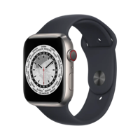 Apple Watch Series 7 - Titanyum - 45mm - Cellular - Gümüş