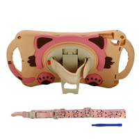 Nettech Apple iPad Air 2 Uyumlu Sweet Cat Seri Arka Koruma (Pembe) NT-95914