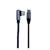 Helt HT-DC13 PD 45W İp Örgü 100 Cm Type-C To Type-C Şarj ve Data Kablosu (Siyah) NT-31291