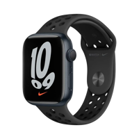 Apple Watch Series 7 Nike - Alüminyum - 45mm - GPS - Gece Yarısı