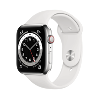 Apple Watch Series 6 - Paslanmaz Çelik - 44mm - Cellular - Gümüş