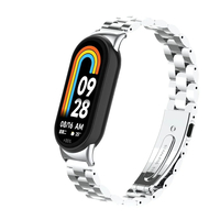 Xiaomi Mi Band 8 KRD-04 Metal Kordon - Gümüş