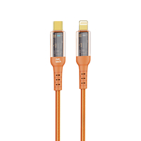 Nettech NT-DC35 30W Plastik 100 Cm Type-C To Lightning Şarj ve Data Kablosu (Turuncu) NT-108304
