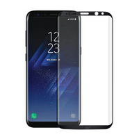 Helt Samsung Galaxy G955 S8 Plus Uyumlu Full Glue Full Cam Koruyucu (Siyah) VR-8815