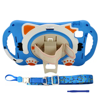 Nettech Apple iPad Air 4 10.9 inc Uyumlu Sweet Cat Seri Arka Koruma (Turkuaz) NT-95920