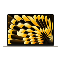 Apple MacBook Air 15" - M3 chip with 8-core CPU and 10-core GPU - 16 GB - 512 GB - Yıldız ışığı