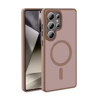 Galaxy S25 Ultra Kılıf Magsafe Şarj Özellikli Mat Arka Yüzey Zore Sio Kapak - Bej