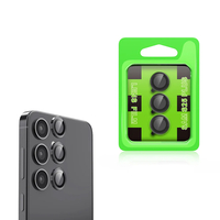 Galaxy S25 Plus Zore CL-07 Kamera Lens Koruyucu - Siyah