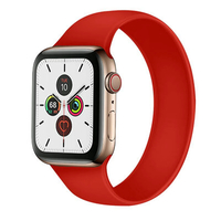 Nettech Apple Watch Seri 42/44 mm Uyumlu Silikon Kordon (Kırmızı) NT-91413